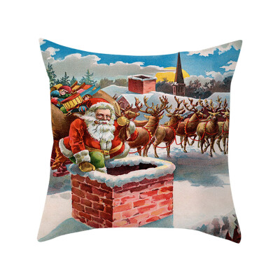 Siaonvr Christmas Series Home Decor Polyester Peach Skin Pillow Case 18x18in
Siaonvr Christmas Series Home Decor Polyester Peach Skin Pillow Case 18x18in