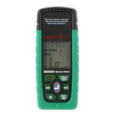 MS6900 Mastech higrometre Mini Digital Moisture Meter Wood LumberConcrete Buildings Humidity Tester with LCD Display
MS6900 Mastech higrometre Mini Digital Moisture Meter Wood LumberConcrete Buildings Humidity Tester with LCD Display