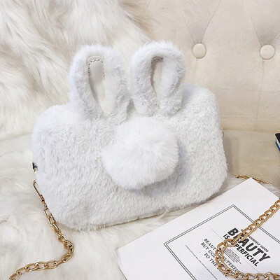 Tailored Fashion Women Rubbit-Like Plush Crossbody Bag Chain Weird Bag Cute Shoulder Bags
Tailored Fashion Women Rubbit-Like Plush Crossbody Bag Chain Weird Bag Cute Shoulder Bags