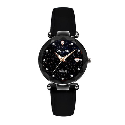 Women Fashion Brilliant Starry Night Dial Watch Lady Exquisite Heart-Shaped Calendar Quartz Wrist Watch
Women Fashion Brilliant Starry Night Dial Watch Lady Exquisite Heart-Shaped Calendar Quartz Wrist Watch