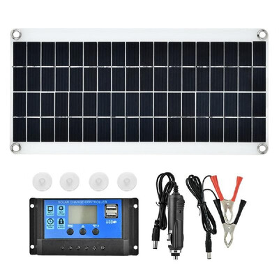 15W 5V Portable Double USB Port Flexible High Efficiency Sunpower Polycrystalline Solar Panel Power Kit with Controller
15W 5V Portable Double USB Port Flexible High Efficiency Sunpower Polycrystalline Solar Panel Power Kit with Controller