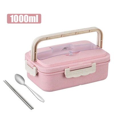 Lunch Box Wheat Straw With Chopsticks & Spoon Microwave Food Container Durable
Lunch Box Wheat Straw With Chopsticks & Spoon Microwave Food Container Durable