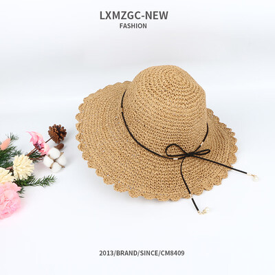 Summer new hat handmade hollow straw hat Pearl pendant flounces Sun Sun Hat baby basin cap
Summer new hat handmade hollow straw hat Pearl pendant flounces Sun Sun Hat baby basin cap