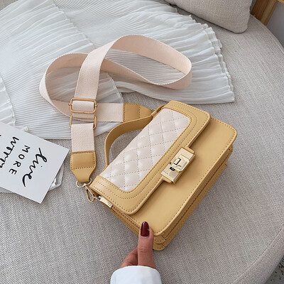 Qiao Bani 2019 new South Korea Dongdaemun fashion simple contrast color wild flip bag shoulder diagonal PU handbag
Qiao Bani 2019 new South Korea Dongdaemun fashion simple contrast color wild flip bag shoulder diagonal PU handbag