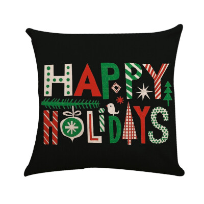Tailored Xmas Cotton Pillow Case Linen Cushion Cover Merry Christmas Home Decoration
Tailored Xmas Cotton Pillow Case Linen Cushion Cover Merry Christmas Home Decoration