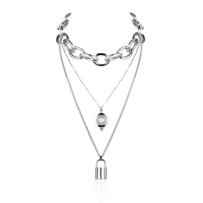 Fashion Women Multilayer Locker Pendant Thick Cable Chain Necklace Jewelry Gift
Fashion Women Multilayer Locker Pendant Thick Cable Chain Necklace Jewelry Gift