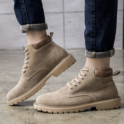 Martin shoes high-top motorcycle boots Fashion trend wild mens Martin shoes Comfortable leather mid-boots
Martin shoes high-top motorcycle boots Fashion trend wild mens Martin shoes Comfortable leather mid-boots
