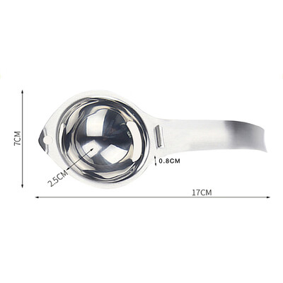 Egg Dividers Kitchen Baking Supplies Stainless Steel Egg white Yolk Filter Separator Good Helper Tool to Make Mask
Egg Dividers Kitchen Baking Supplies Stainless Steel Egg white Yolk Filter Separator Good Helper Tool to Make Mask
