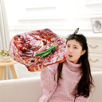 Siaonvr 3D Simulation Steak Shape Pillow Soft Lumbar Back Cushion Plush Stuffed Toy
Siaonvr 3D Simulation Steak Shape Pillow Soft Lumbar Back Cushion Plush Stuffed Toy