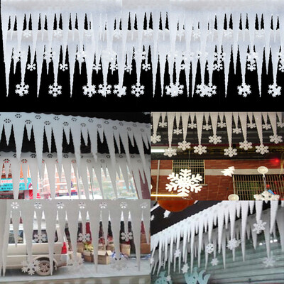 Tailored 2pcs White Foam Snowflake Ice Strip Christmas Window Decoration Ornament Party
Tailored 2pcs White Foam Snowflake Ice Strip Christmas Window Decoration Ornament Party
