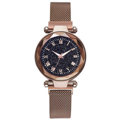 Women Luxury Starry Sky Watch Mesh Band Stainless Steel Quartz Wristwatch Magnet Fashion Business Watches Ladies Drress Clock
Women Luxury Starry Sky Watch Mesh Band Stainless Steel Quartz Wristwatch Magnet Fashion Business Watches Ladies Drress Clock