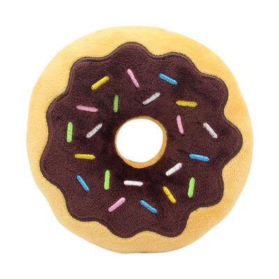 Pet Plush Chew Toy Cotton Simulation Donut Play Toys For Pet Dog Puppy Cat Tugging Chew Squeaker Quack Sound Donut Toys
Pet Plush Chew Toy Cotton Simulation Donut Play Toys For Pet Dog Puppy Cat Tugging Chew Squeaker Quack Sound Donut Toys