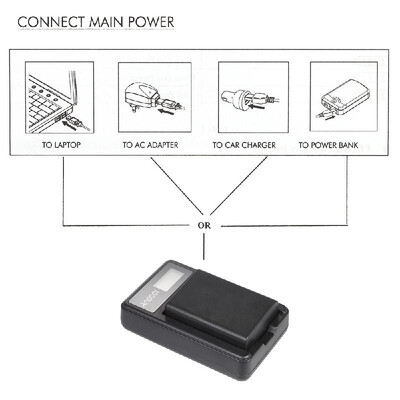 Andoer Portable LED Power Charger with 2pcs 1200mAh EN-EL14 Rechargeable Li-ion Lithium Batteries for Nikon D3100 D3200 D3300 D510
Andoer Portable LED Power Charger with 2pcs 1200mAh EN-EL14 Rechargeable Li-ion Lithium Batteries for Nikon D3100 D3200 D3300 D510