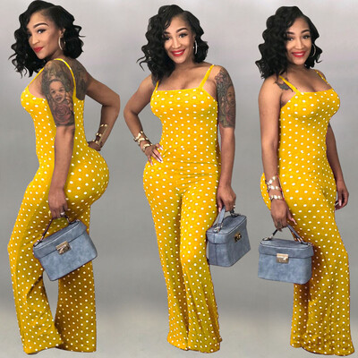 Starmoon Fashion Women Casual Off Shoulder Camis Jumpsuit Polka Dot Printed Playsuit
Starmoon Fashion Women Casual Off Shoulder Camis Jumpsuit Polka Dot Printed Playsuit
