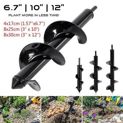 3"x 103"x 12 Earth Auger Bit Fence Post Hole Digger Drill Bit Ground Fence Post Hole Drilling Plant Tree
3"x 103"x 12 Earth Auger Bit Fence Post Hole Digger Drill Bit Ground Fence Post Hole Drilling Plant Tree