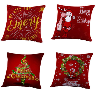 Tailored 4PC Happy Christmas Pillow Cases Soft Sofa Cushion Cover Home Decor Pillow Case
Tailored 4PC Happy Christmas Pillow Cases Soft Sofa Cushion Cover Home Decor Pillow Case