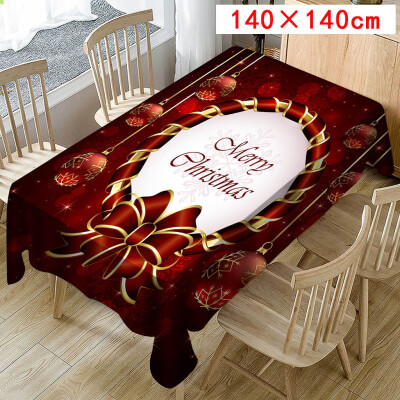 Toponeto Christmas Tablecloth Print Rectangle Table Cover Holiday Party Home Decor
Toponeto Christmas Tablecloth Print Rectangle Table Cover Holiday Party Home Decor