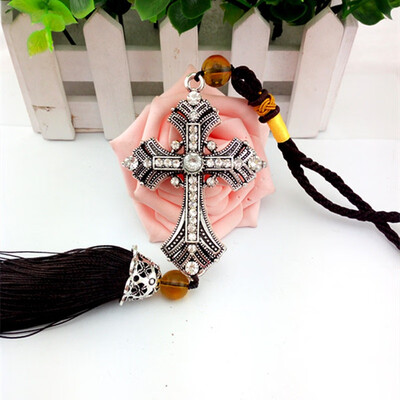 Metal And Crystal Diamond Cross Jesus Christian Car Rearview Mirror Car Pendant Car Styling Accessories Car Decoration
Metal And Crystal Diamond Cross Jesus Christian Car Rearview Mirror Car Pendant Car Styling Accessories Car Decoration