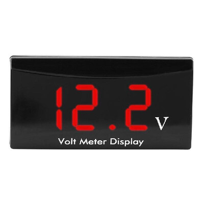 12V Digital LED Display Panel Meter Voltmeter Car Motorcycle Voltage Volt Gauge Panel Meter for Vehicle Automotive Red
12V Digital LED Display Panel Meter Voltmeter Car Motorcycle Voltage Volt Gauge Panel Meter for Vehicle Automotive Red
