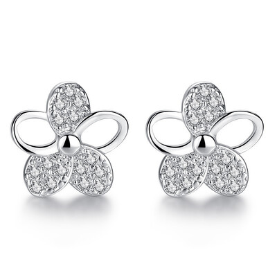 CZ Crystal Flower Stud Earrings For Women Bride Party Fashion Jewelry Brithday Gift Cubic Zirconia Accessories E161
CZ Crystal Flower Stud Earrings For Women Bride Party Fashion Jewelry Brithday Gift Cubic Zirconia Accessories E161