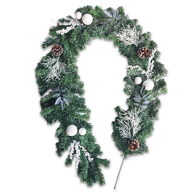 Christmas Artificial Hanging Garland Natural Artificial Plants Wall Door Realistic Fake Leaves Pine Cone for Party Halloween Lawn
Christmas Artificial Hanging Garland Natural Artificial Plants Wall Door Realistic Fake Leaves Pine Cone for Party Halloween Lawn