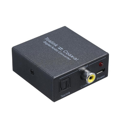 Digital 2-Way Audio Converter Optical SPDIF Toslink to Coaxial&Coaxial to Optical SPDIF Toslink Bi-Directional Swtich Digital
Digital 2-Way Audio Converter Optical SPDIF Toslink to Coaxial&Coaxial to Optical SPDIF Toslink Bi-Directional Swtich Digital