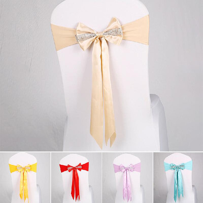 Chair Sash Bow Elastic Chair Ribbon Back Tie Bands for Wedding Party Ceremony Banquet
Chair Sash Bow Elastic Chair Ribbon Back Tie Bands for Wedding Party Ceremony Banquet