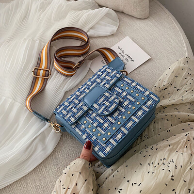 Ins fashion broadband small square bag casual woven bag women 2019 new Korean version of textured shoulder Messenger bag
Ins fashion broadband small square bag casual woven bag women 2019 new Korean version of textured shoulder Messenger bag