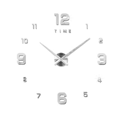 DIY Wall Clock Frameless 3D Mirror Wall Clock Large Mute Wall Stickers for Living Room Home Decorations
DIY Wall Clock Frameless 3D Mirror Wall Clock Large Mute Wall Stickers for Living Room Home Decorations