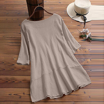 Starmoon Women Vintage Pure Color Plus Size O-Neck Short Sleeve Loose Top T-Shirt Blouse
Starmoon Women Vintage Pure Color Plus Size O-Neck Short Sleeve Loose Top T-Shirt Blouse