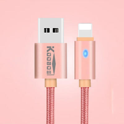 KOOBOS Aluminum Alloy 8Pin Lightning Charging Data Cable For IPHONE 21A USB Cable With Indicator 2M 12M-2m
KOOBOS Aluminum Alloy 8Pin Lightning Charging Data Cable For IPHONE 21A USB Cable With Indicator 2M 12M-2m