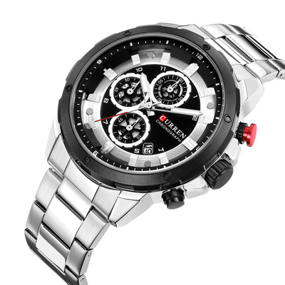 Gobestart Waterproof Calendar Quartz Watch Round Three Fashion Eye Mens Business Watch
Gobestart Waterproof Calendar Quartz Watch Round Three Fashion Eye Mens Business Watch
