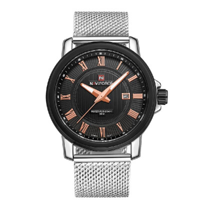 NAVIFORCE Casual Men Wristwatch Water Resistant Mens Quartz Watch Stainless Steel Strap with Calendar Luminous Pointers
NAVIFORCE Casual Men Wristwatch Water Resistant Mens Quartz Watch Stainless Steel Strap with Calendar Luminous Pointers