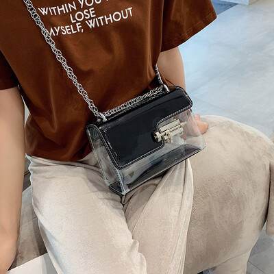 Female bag 2019 new fashion jelly transparent bag summer small fresh messenger bag French small foreign gas small bag
Female bag 2019 new fashion jelly transparent bag summer small fresh messenger bag French small foreign gas small bag