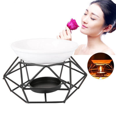 Greensen Geometric Iron Ceramic Essential Oil Aroma Burner Candle Holder Home Office Decoration
Greensen Geometric Iron Ceramic Essential Oil Aroma Burner Candle Holder Home Office Decoration