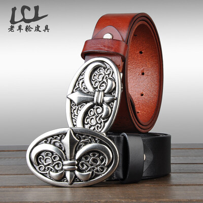 Influx of mens new pure leather retro mens belt Italy imported top layer cowhide explosions wild belt
Influx of mens new pure leather retro mens belt Italy imported top layer cowhide explosions wild belt
