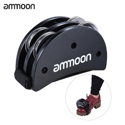 ammoon Elliptical Cajon Box Drum Companion Accessory Foot Jingle Tambourine for Hand Percussion Instruments Black
ammoon Elliptical Cajon Box Drum Companion Accessory Foot Jingle Tambourine for Hand Percussion Instruments Black