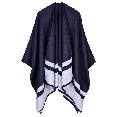 Women Poncho Scarf Cardigan Sweater Geometrical Striped Warm Cape Shawl Long Scarves Pashmina Outwear
Women Poncho Scarf Cardigan Sweater Geometrical Striped Warm Cape Shawl Long Scarves Pashmina Outwear