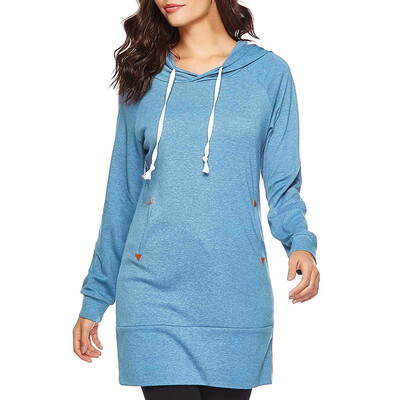 Starmoon Women Long Sleeve Solid Tunics Pocket Pullover Hoodie Sweatshirt Blouse Tops
Starmoon Women Long Sleeve Solid Tunics Pocket Pullover Hoodie Sweatshirt Blouse Tops