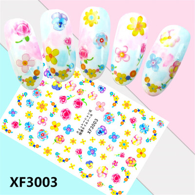 Toponeto Fresh Style Flower Print 3D Nail Art Stickers Manicure Adhesive Transfer Decals 
Toponeto Fresh Style Flower Print 3D Nail Art Stickers Manicure Adhesive Transfer Decals