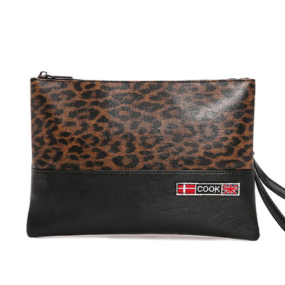 Leopard stitching handbags fashion Korean clutch leather contrast hand bag shoulder diagonal bag
Leopard stitching handbags fashion Korean clutch leather contrast hand bag shoulder diagonal bag