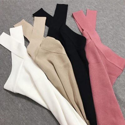 Women Casual tee tshirt shirt outwear t-shirt Basic Sexy Solid Color Knit Hanging Neck Bottoming Warm Vest Stretch Tank
Women Casual tee tshirt shirt outwear t-shirt Basic Sexy Solid Color Knit Hanging Neck Bottoming Warm Vest Stretch Tank
