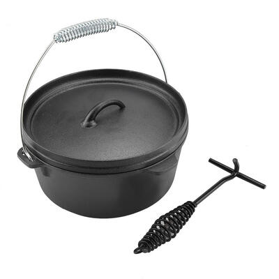 Portable Non-stick Cast Iron Cookware Pan Outdoor Camping BBQ Cast Iron Camping Cookware Outdoor Cookware
Portable Non-stick Cast Iron Cookware Pan Outdoor Camping BBQ Cast Iron Camping Cookware Outdoor Cookware