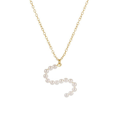 New Fashion A-Z 26 Letter Necklace Alphabet Pendant Jewelry Statement Elegant Pearl Gold Chain Long Necklace
New Fashion A-Z 26 Letter Necklace Alphabet Pendant Jewelry Statement Elegant Pearl Gold Chain Long Necklace