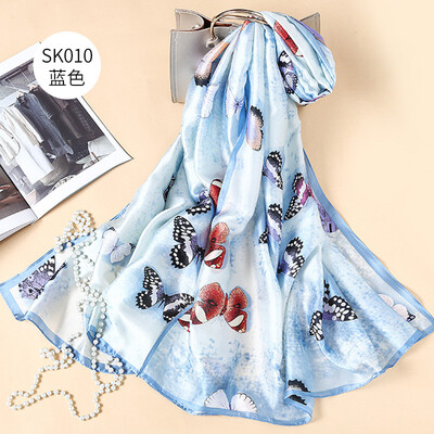 Spring&summer new art small fresh beach towel sunscreen silk new silk satin butterfly print shawl wholesale SK010
Spring&summer new art small fresh beach towel sunscreen silk new silk satin butterfly print shawl wholesale SK010