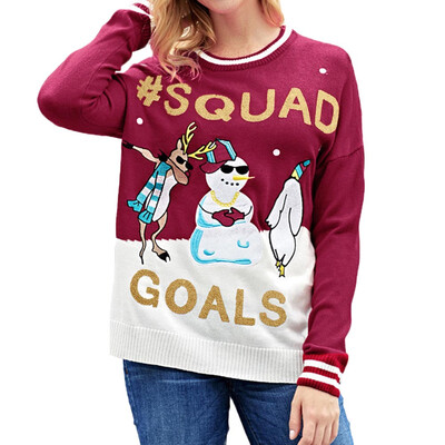 Starmoon Women Christmas Letter Character Print Snowman Character Sweatshirt Blouse Tops
Starmoon Women Christmas Letter Character Print Snowman Character Sweatshirt Blouse Tops
