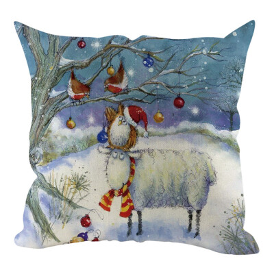 Siaonvr Christmas Pillow Cover Pillowcases Decorative Sofa Cushion Cover Home Decoration
Siaonvr Christmas Pillow Cover Pillowcases Decorative Sofa Cushion Cover Home Decoration