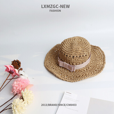 New parent-child hat womens outdoor sunshade sun hat foldable manual straw hat childrens bow basin hat
New parent-child hat womens outdoor sunshade sun hat foldable manual straw hat childrens bow basin hat