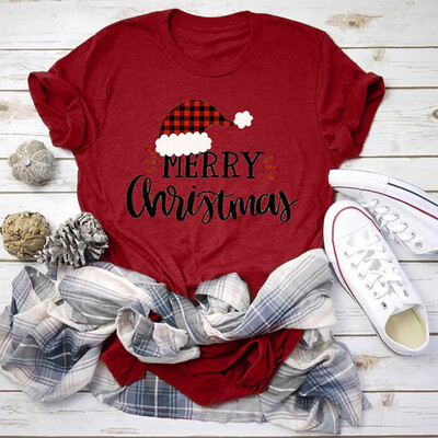Gobestart Womens Christmas Letter Printed Round Neck Short Sleeve T-shirts Tops Blouse
Gobestart Womens Christmas Letter Printed Round Neck Short Sleeve T-shirts Tops Blouse