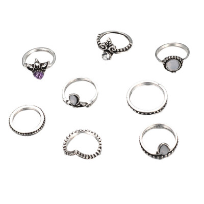 Vintage Crystal Carved Finger Ring Geometric Hollow Knuckle Rings Women Jewelry Accessories
Vintage Crystal Carved Finger Ring Geometric Hollow Knuckle Rings Women Jewelry Accessories